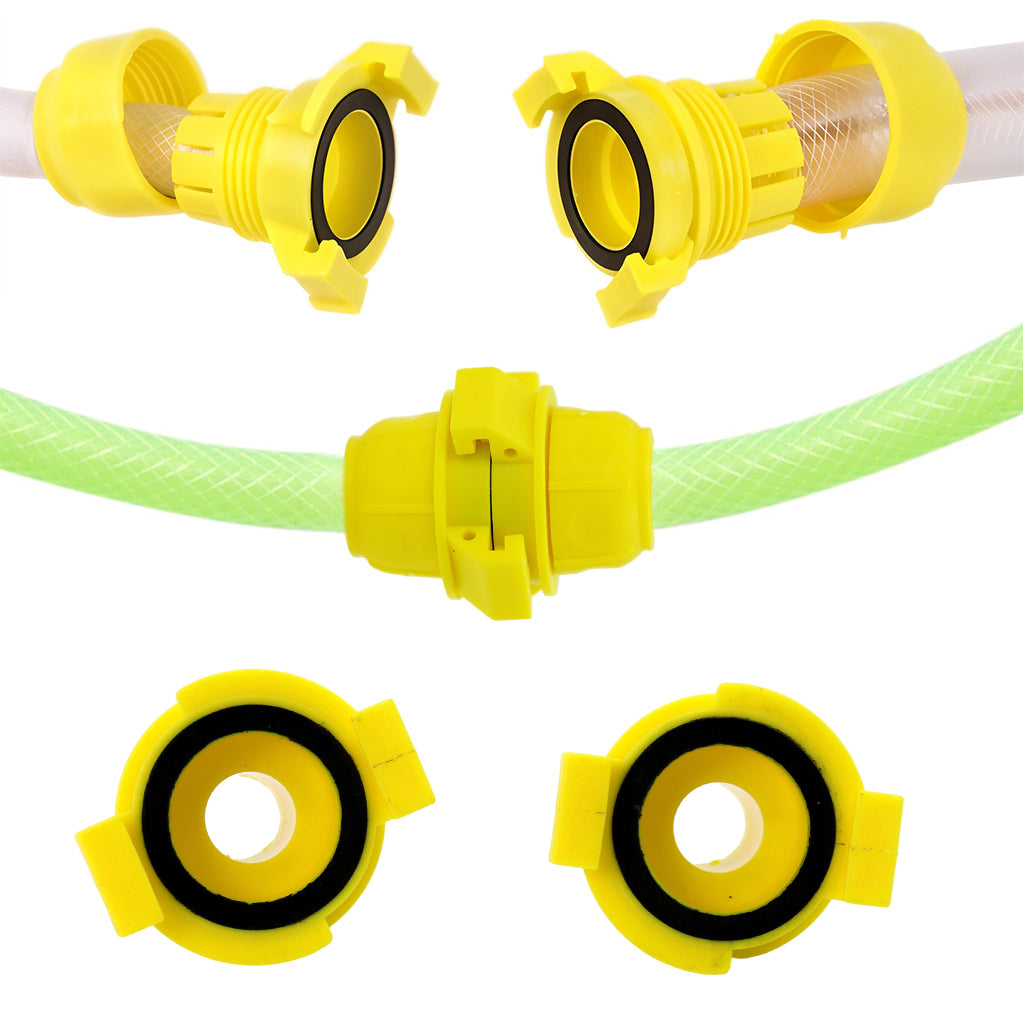 HASTHIP 1/2 inch Hose Connectors Garden Hose Pipe Connectors Water Pipe Connectors Leaking Proof Hose Connectors, Pack of 2 HASTHIP 1/2 inch Hose Connectors Garden Hose Pipe Connectors Water Pipe Connectors Leaking Proof Hose Connectors, Pack of 2